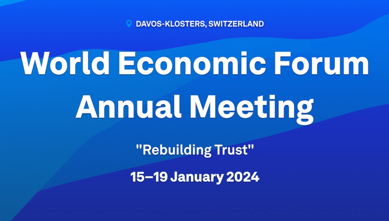 WEF Davos 2024 "Rebuilding Trust": Artificial Intelligence - Amazon, Google, Apple, Meta, Adobe...