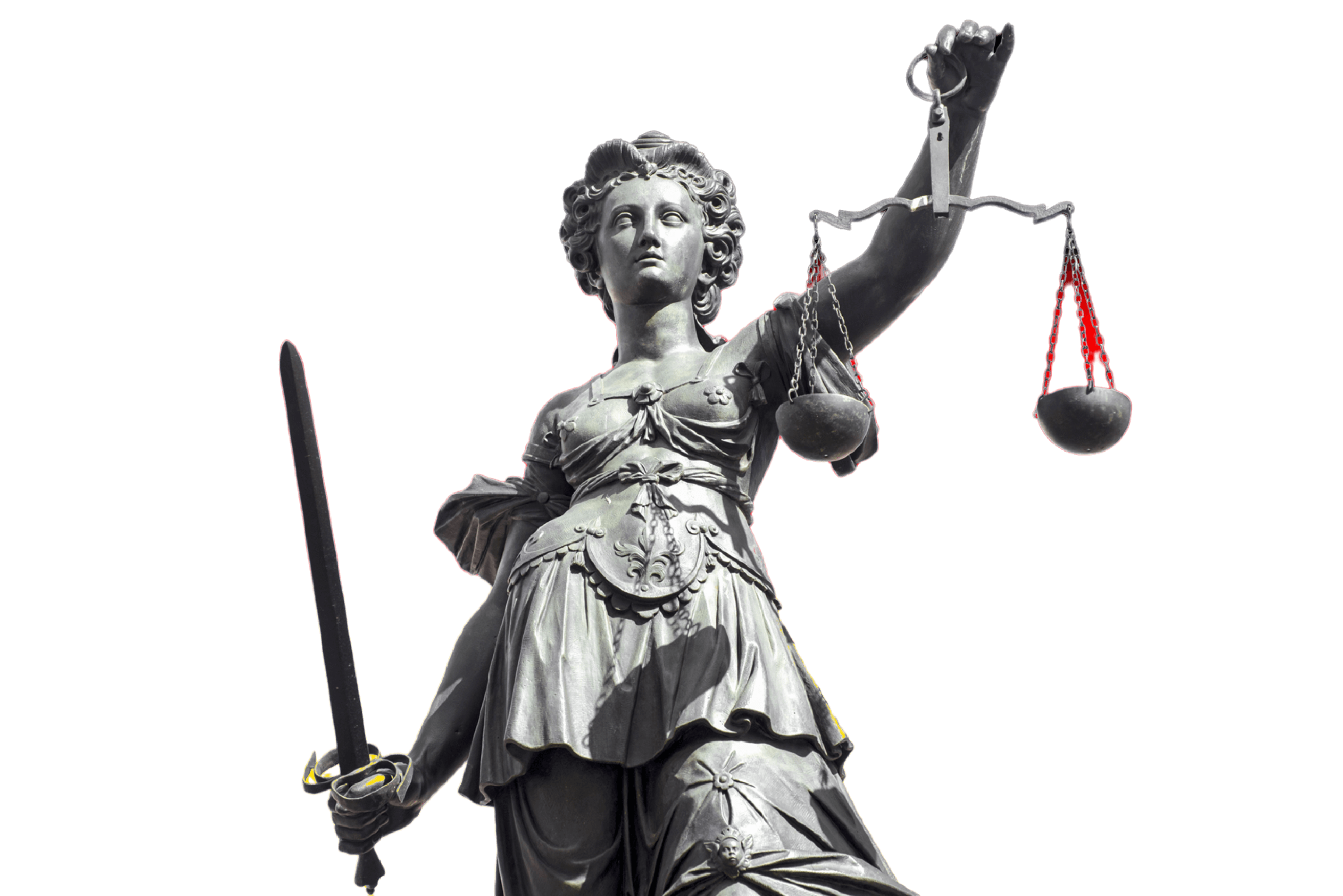 Justitia Statue — Schatten-KI DSGVO Haftung KMU